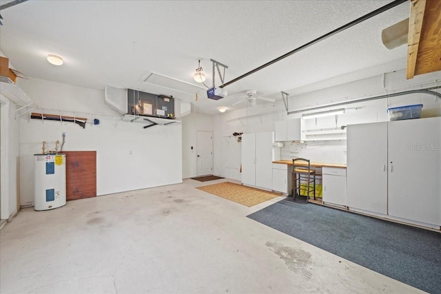 4254 Berwick Dr, Lake Wales, FL 33859 - garage with electric water heater and a garage door opener