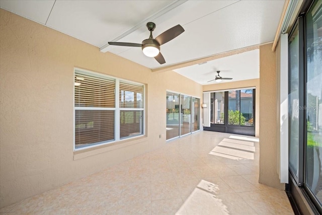4254 Berwick Dr, Lake Wales, FL 33859 - unfurnished sunroom with tile patterned floors and a textured wall