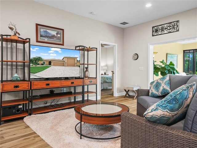 3802 Litchfield Loop, Lake Wales, FL 33859 - living area with wood finished floors and recessed lighting