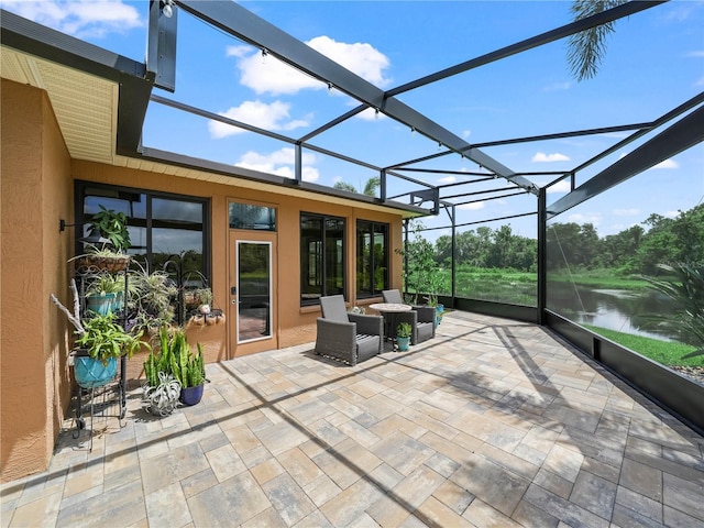 3802 Litchfield Loop, Lake Wales, FL 33859 - sunroom / solarium with a water view