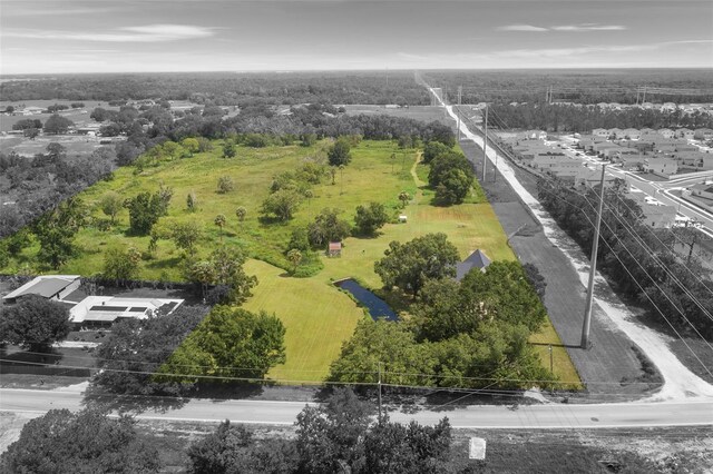 5820 E Johnson Ave, Haines City, FL 33844 - aerial view of property's location featuring property parcel outlined