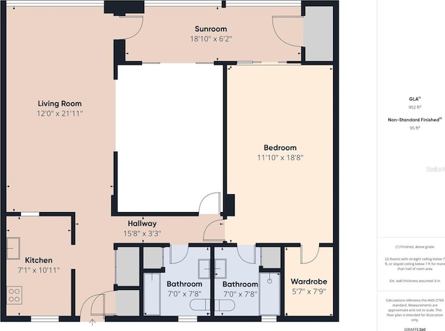 700 Mirror Ter NW Unit 702, Winter Haven, FL 33881 - view of room layout