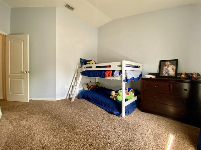 1790 Turtle Rock Dr, Lakeland, FL 33803 - carpeted bedroom with lofted ceiling and baseboards