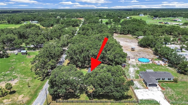 106 Corbett Rd, Lithia, FL 33547 - aerial overview of property's location with a heavily wooded area