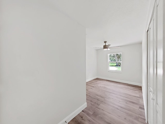 106 Corbett Rd, Lithia, FL 33547 - empty room featuring light wood finished floors and ceiling fan