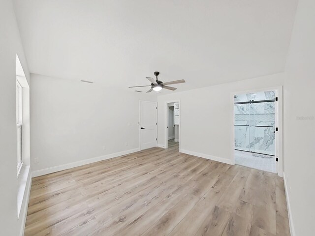 106 Corbett Rd, Lithia, FL 33547 - empty room with light wood-type flooring and ceiling fan