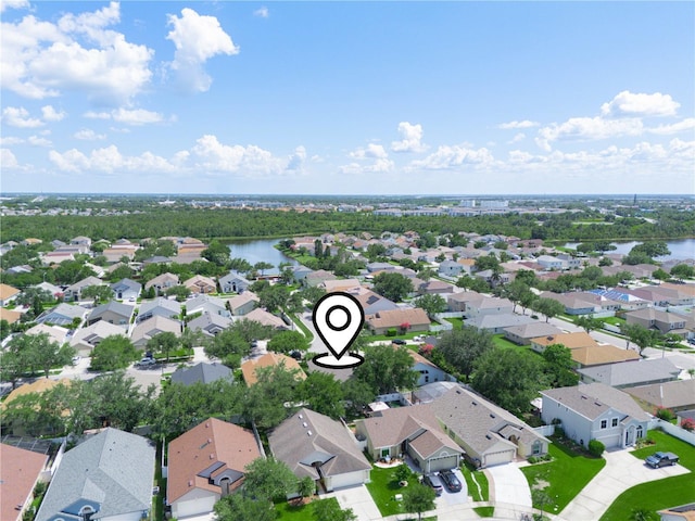 2538 Crown Ridge Cir, Kissimmee, FL 34744 - aerial view of residential area with a nearby body of water