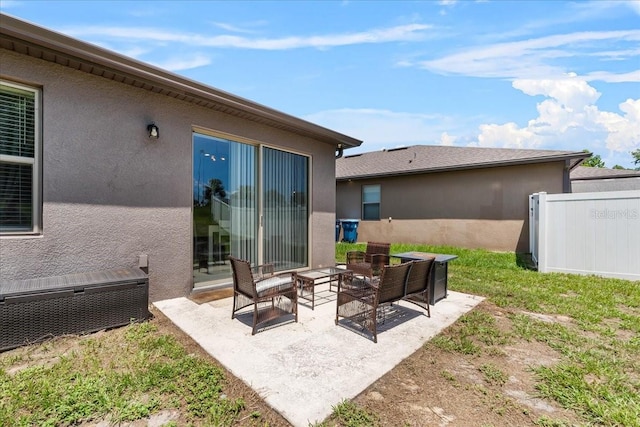 8720 Micmac Ct, Polk City, FL 33868 - view of patio with outdoor lounge area