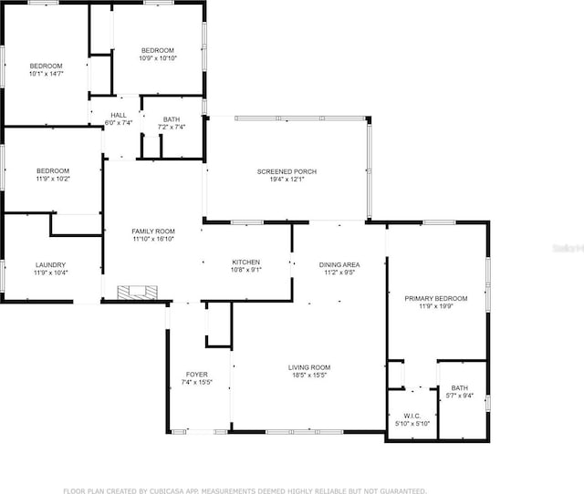 611 Caddy Dr, Kissimmee, FL 34759 - view of property floor plan