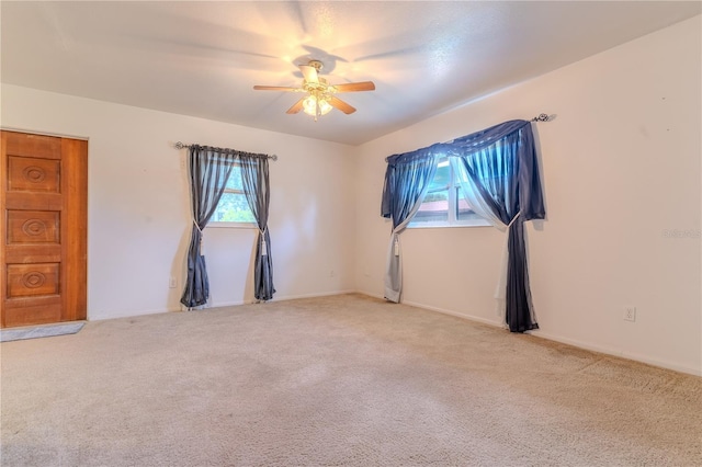 2125 Hillcrest Rd, Auburndale, FL 33823 - unfurnished room featuring ceiling fan and carpet flooring