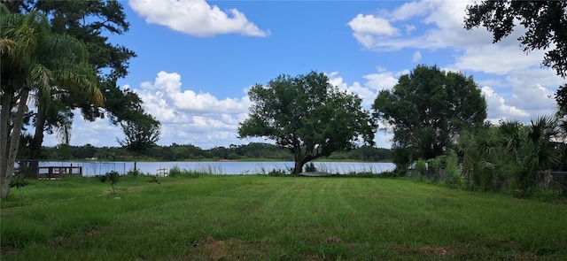 1736 3rd St NE, Winter Haven, FL 33881 - view of yard with a water view