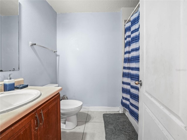 3747 Woodbury Hill Loop, Lakeland, FL 33810 - full bath with tile patterned floors, vanity, and a shower with curtain