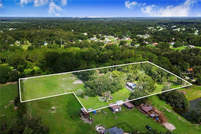 4430 1st St NW, Lakeland, FL 33810 - view of property location featuring a forest and property parcel outlined