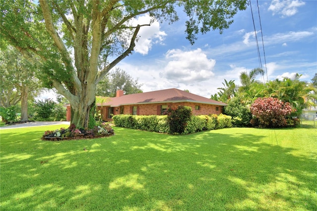 2814 Grapefruit Dr, Auburndale, FL 33823 - view of yard featuring driveway