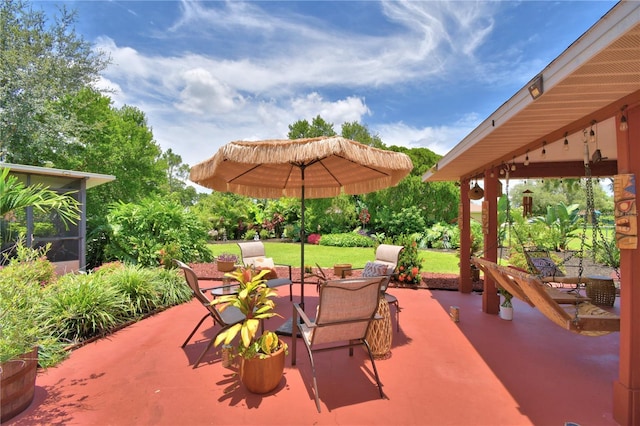 2814 Grapefruit Dr, Auburndale, FL 33823 - view of patio / terrace