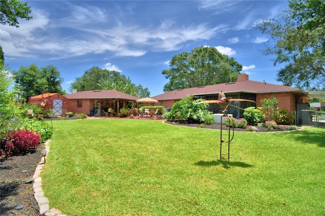 2814 Grapefruit Dr, Auburndale, FL 33823 - view of yard
