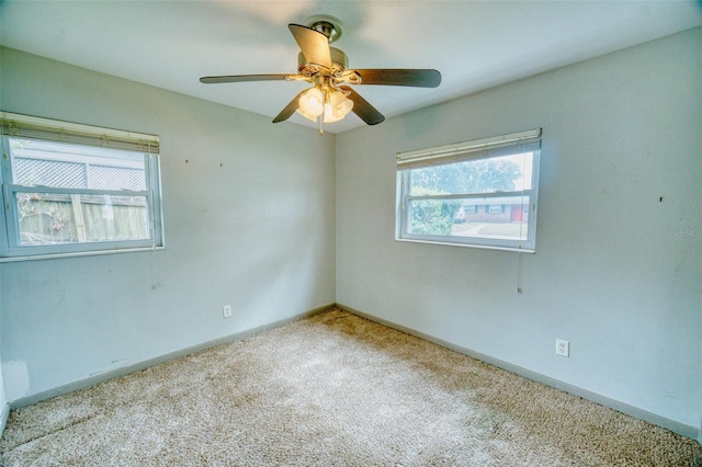 415 Boger Blvd N, Lakeland, FL 33803 - empty room featuring carpet and ceiling fan