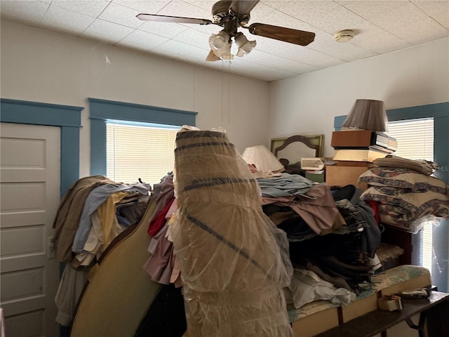 724 Ave D SW, Winter Haven, FL 33880 - bedroom featuring multiple windows and ceiling fan