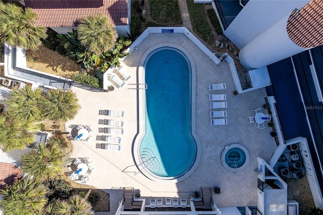 view of birds eye view of property