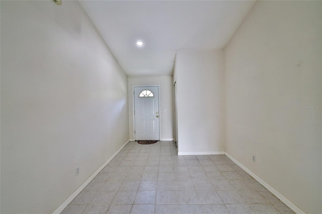 view of tiled spare room