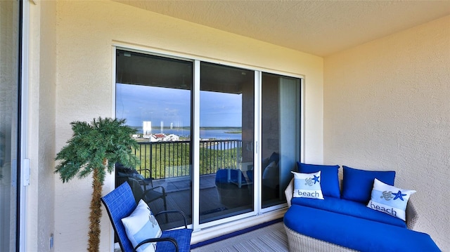 263 Minorca Beach Way Unit 803, New Smyrna Beach, FL 32169 - balcony featuring a water view
