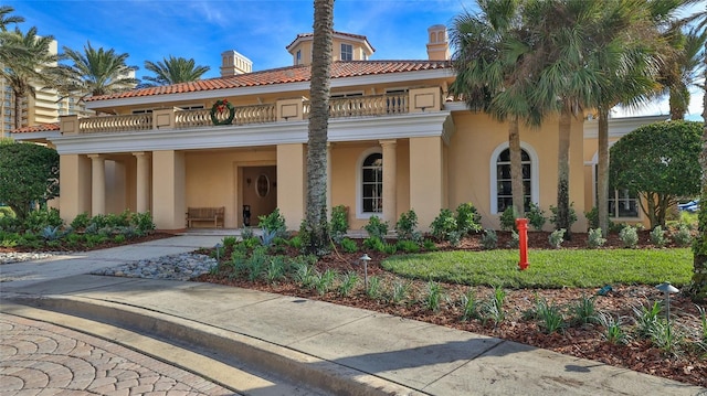 263 Minorca Beach Way Unit 803, New Smyrna Beach, FL 32169 - mediterranean / spanish home featuring a balcony