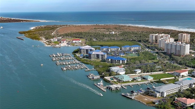 263 Minorca Beach Way Unit 803, New Smyrna Beach, FL 32169 - drone / aerial view with a water view