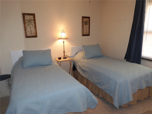 bedroom featuring carpet floors