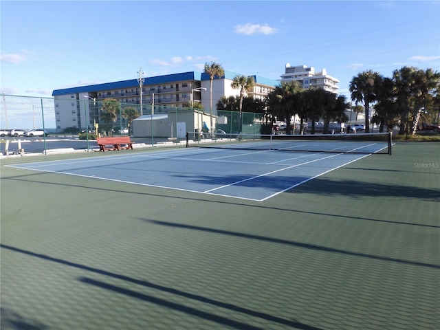 view of sport court