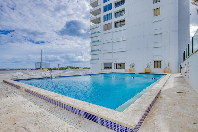 view of pool