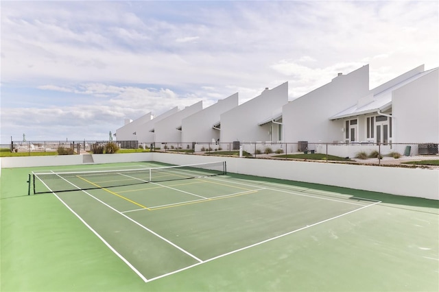 4875 S Atlantic Ave Unit E, New Smyrna Beach, FL 32169 - view of tennis court