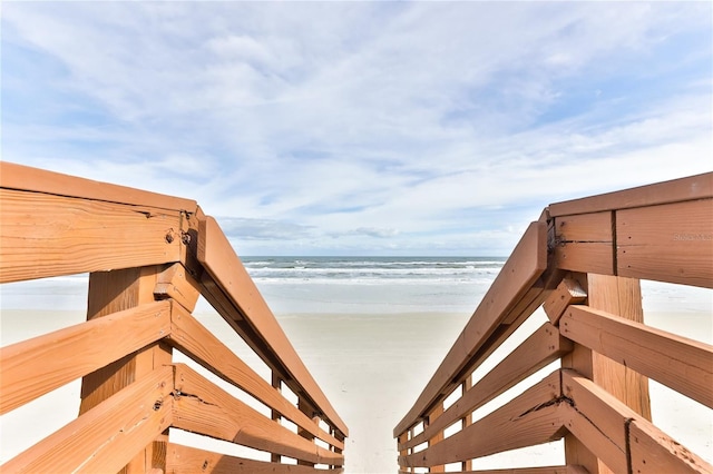 4875 S Atlantic Ave Unit E, New Smyrna Beach, FL 32169 - exterior space featuring a view of the beach