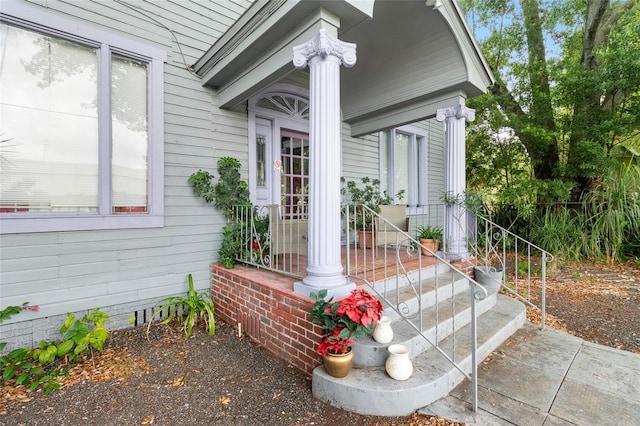 view of entrance to property