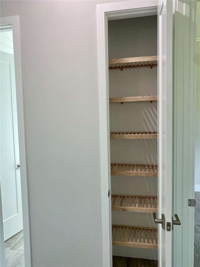 view of closet