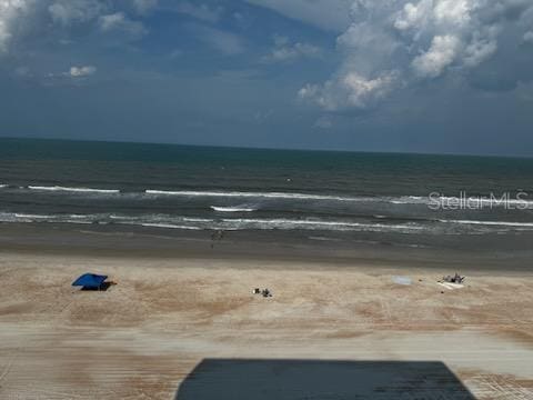 water view featuring a beach view