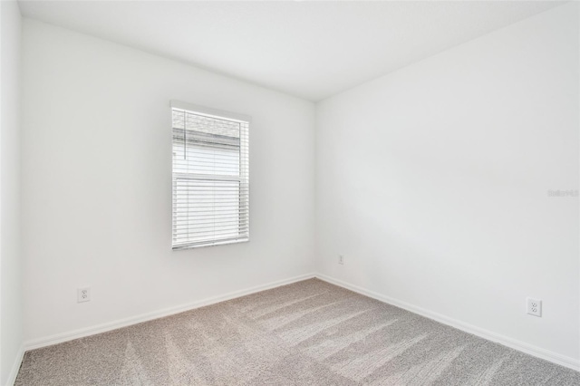 spare room featuring carpet flooring