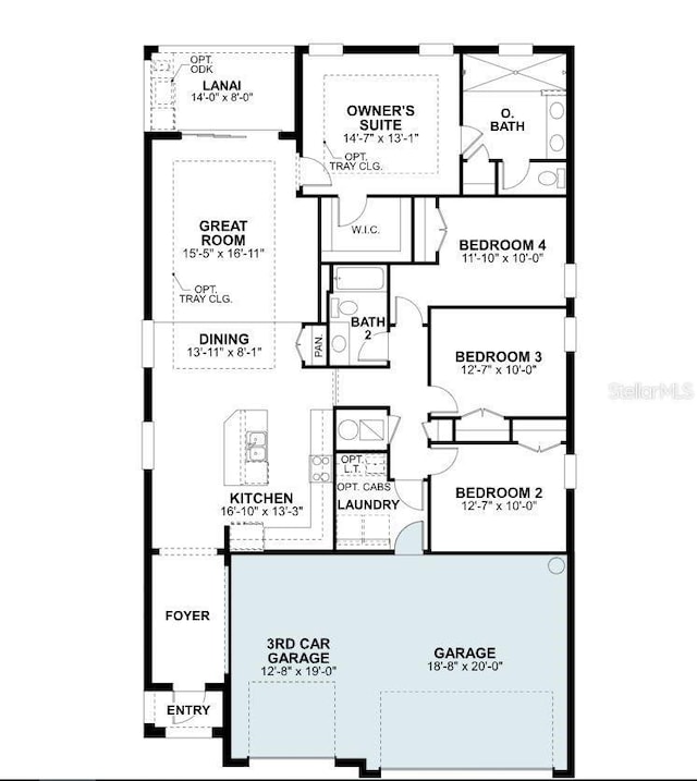 232 Vistera Blvd, North Venice, FL 34275 - floor plan