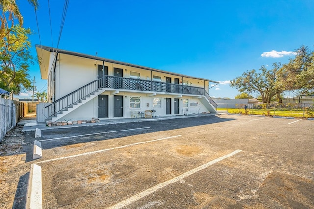 exterior space with a balcony