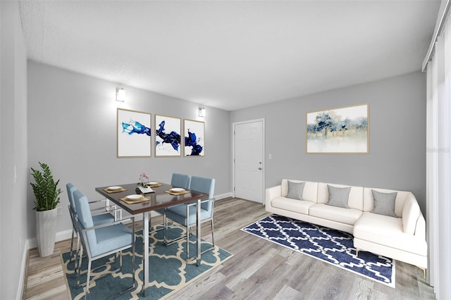 living room featuring hardwood / wood-style floors