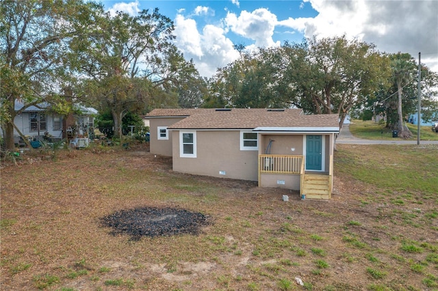 view of back of property