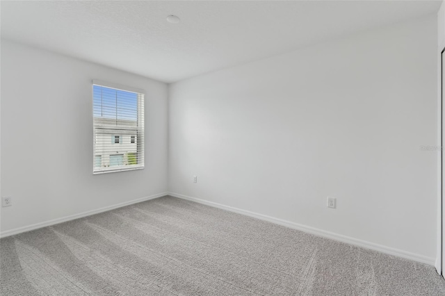 spare room featuring carpet flooring