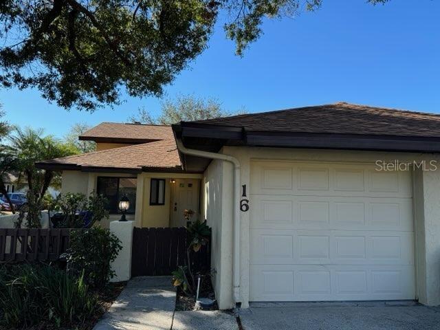 ranch-style house with a garage