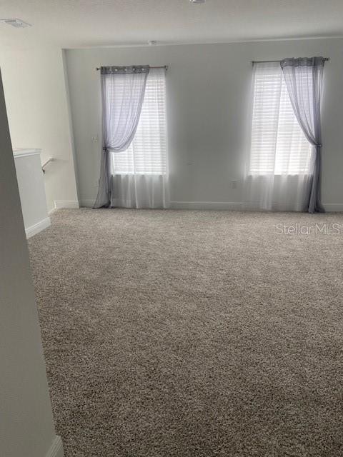 unfurnished room with carpet