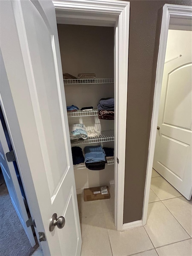 view of closet