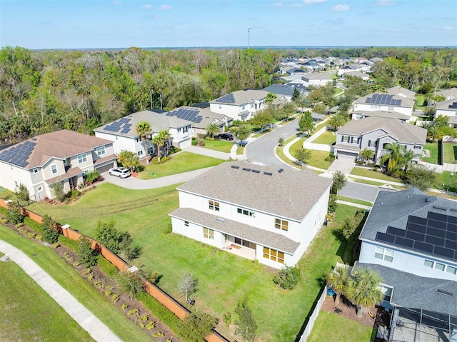 drone / aerial view featuring a residential view