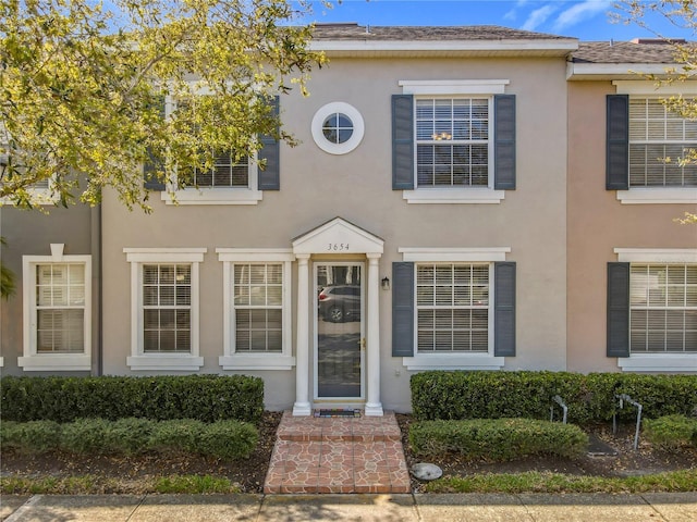 multi unit property with stucco siding