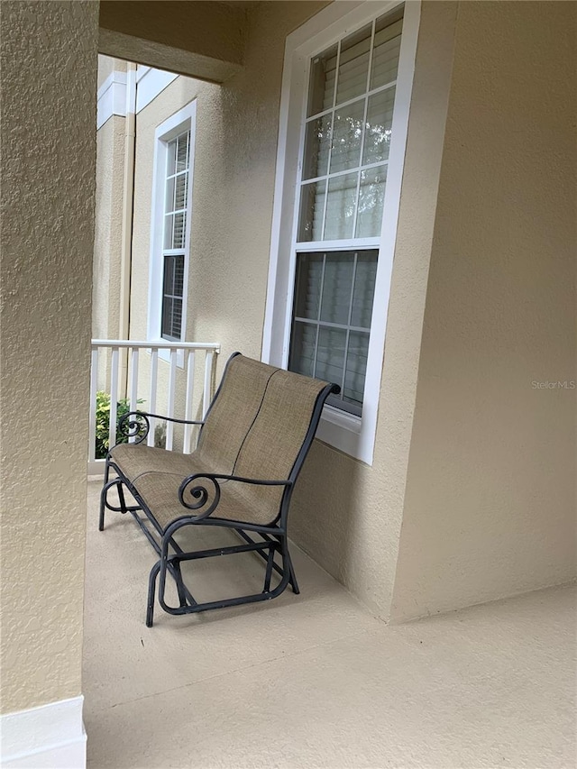 balcony with a porch