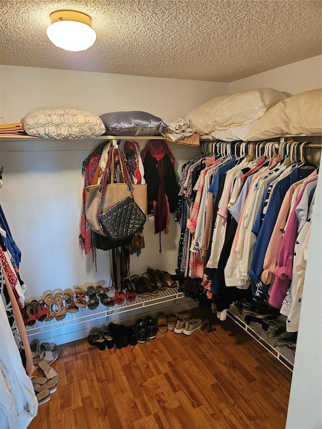 8744 54th Ave W Unit 8744, Bradenton, FL 34210 - walk in closet featuring wood finished floors