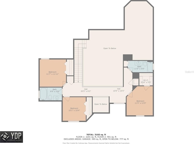 3033 Stonegate Falls Dr, Land O Lakes, FL 34638 - view of layout