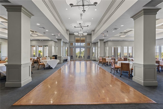 lobby featuring visible vents